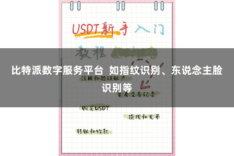 比特派数字服务平台  如指纹识别、东说念主脸识别等