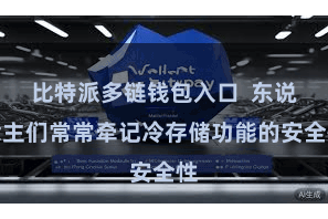 比特派多链钱包入口  东说念主们常常牵记冷存储功能的安全性